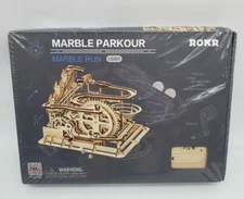 ROKR Marble PARKOUR MARBLE RUN  Model build 3D Puzzle Laser cut Wooden Kit LG501