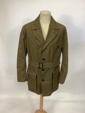 Mackintosh Of Scotland Lightweight Cotton Jacket Uk Large Khaki With Belt.#1c