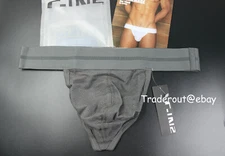 C-IN2 men Galen Grey Scrimmage cotton G-string Thong underwear size S M L XL