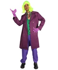 Disfraz de traje teatral Joker de lujo para hombre adulto | Disfraz de Halloween HC-477