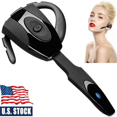 Wireless Bluetooth Earphone Sport Headset Driver Trucker Earpiece for Cell Phone