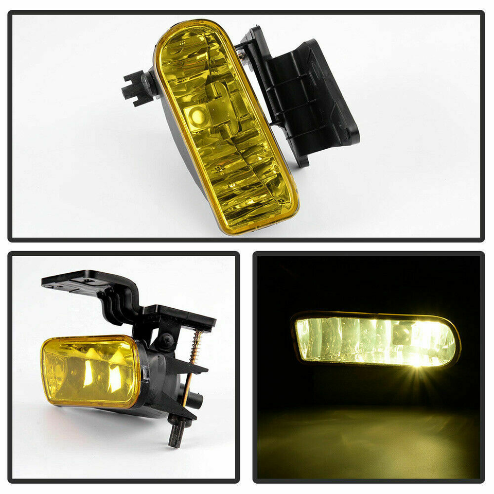 Sell 99-02 SILVERADO/00 TAHOE/SUBURBAN CRYSTAL HEAD LIGHT BUMPER SIGNAL AMBER/CHROME In - Foto 2