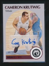 CAMERON KRUTWIG 2021 CHRONICLES HOOPS DRAFT PICKS AUTO 08/99