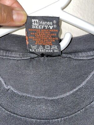Vintage HARLEY DAVIDSON Black Hanes Beefy Short Sleeve T Vintage HARLEY DAVIDSON Black Hanes Beefy Short Sleeve T