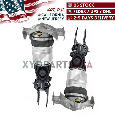 Pair Front LH & RH Air Suspension Struts For Audi Q7 Porsche Cayenne VW Touareg