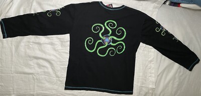 Vintage - Space Tribe: T-Shirt. Long Sleeve. XL/BLK. Psy-Trance 