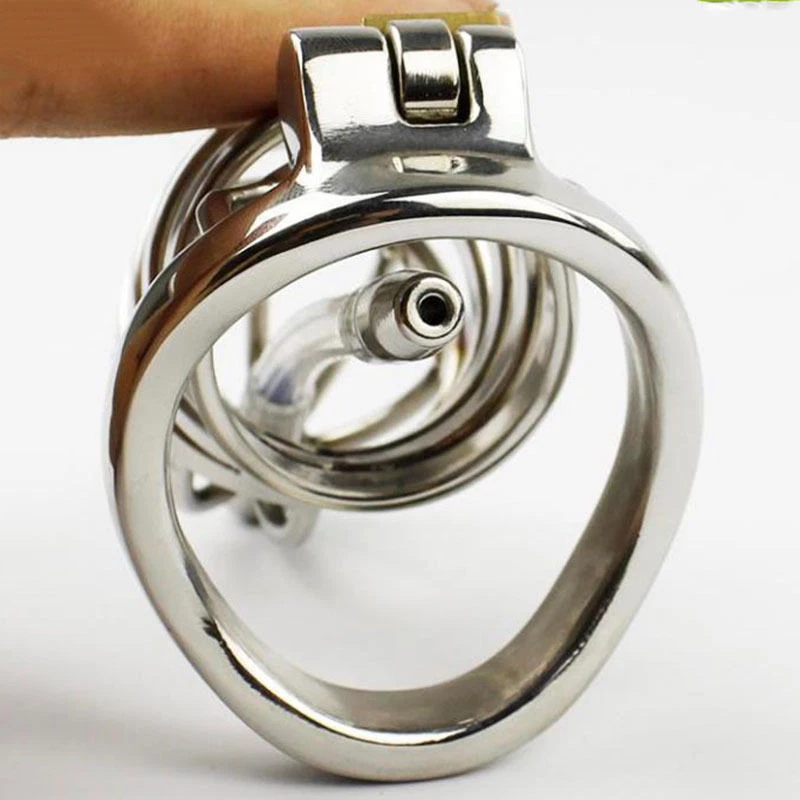 Cinturón de castidad de metal 2019 de dispositivos de castidad masculina de acero inoxidable de último diseño Foto 3 de 4
