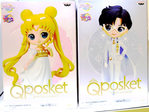 New Q posket Sailor Moon Eternal SERENITY ENDYMION Figure A Set of 2 Qposket - Picture 1 of 6