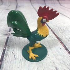 Disney Hei Hei Rooster Figure Cake Topper PVC Moana Movie - 3.25" Tall
