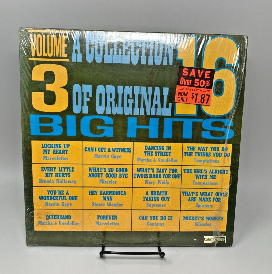16 Original Big Hits Vol 3 M-624 Vinyl Record Collection
