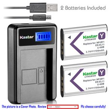 Kastar Battery LCD Charger for Nikon EN-EL11 ENEL11 COOLPIX S550 COOLPIX S560