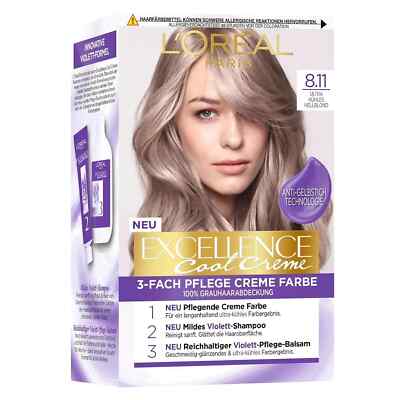 Excellence Cool Creme 8.11 Ultra kühles Hellblond