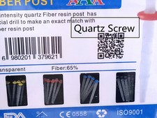 Dental Glass Fiber Post Root Canal Posts Resin+4 Drills 1.0/1.2/1.4/1.6/1.8mm