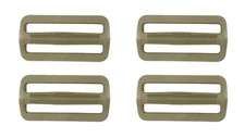 4 x ITW Nexus Triglide Buckle Coyote Tan Plastic GhillieTex IRR 50mm / 2"