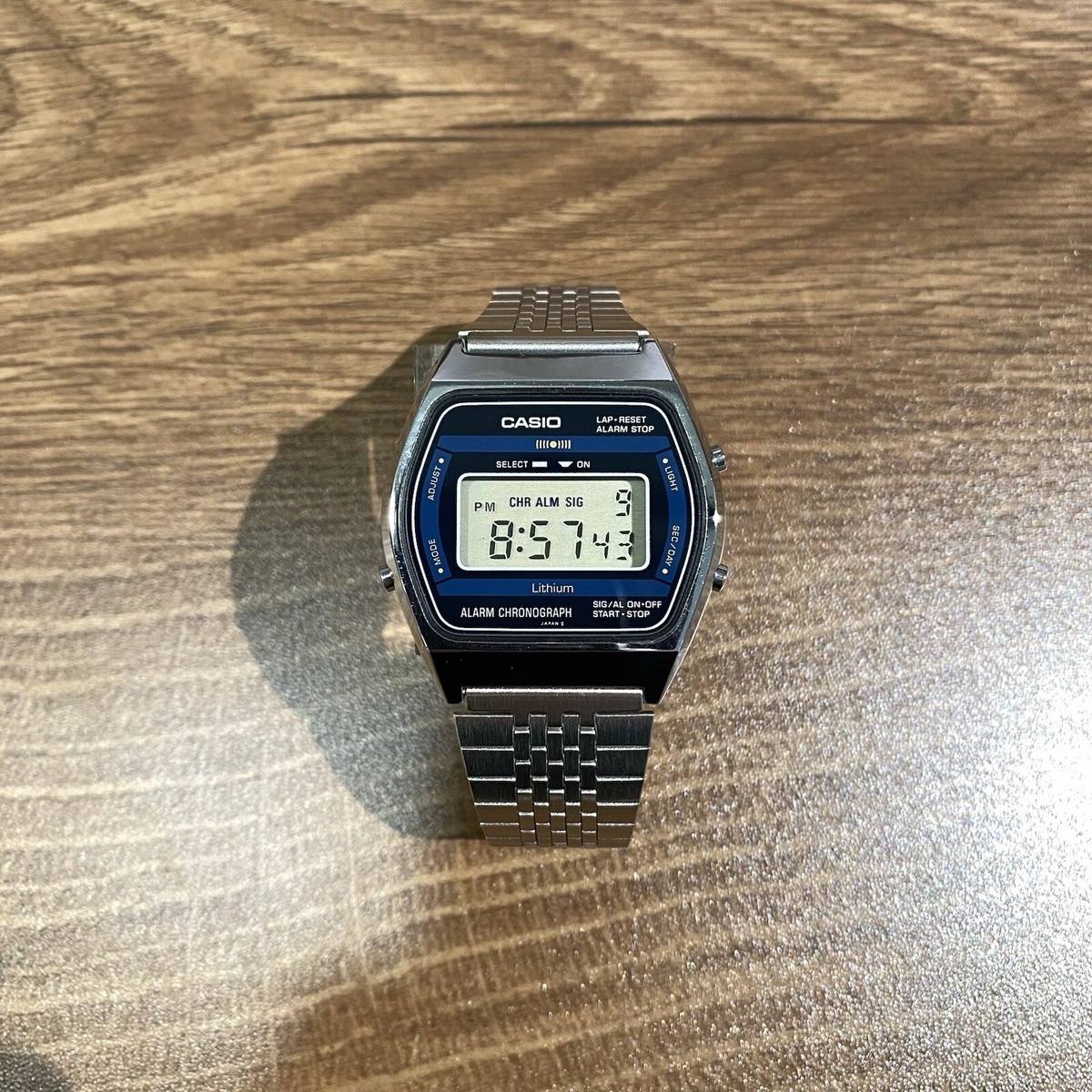 CASIO A852 Rare Vintage Digital Watch Lithium Alarm 1981 NOS NIB