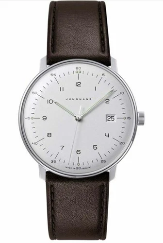 30 m (3 ATM) Junghans Armbanduhren aus Leder