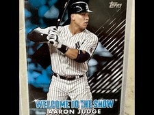 /299 2022 Topps Series 1 Aaron Judge Welcome To The Show SP BLACK PARALLEL 