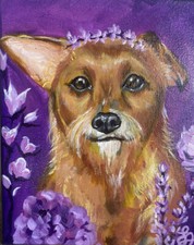 custom pet portait 12x12