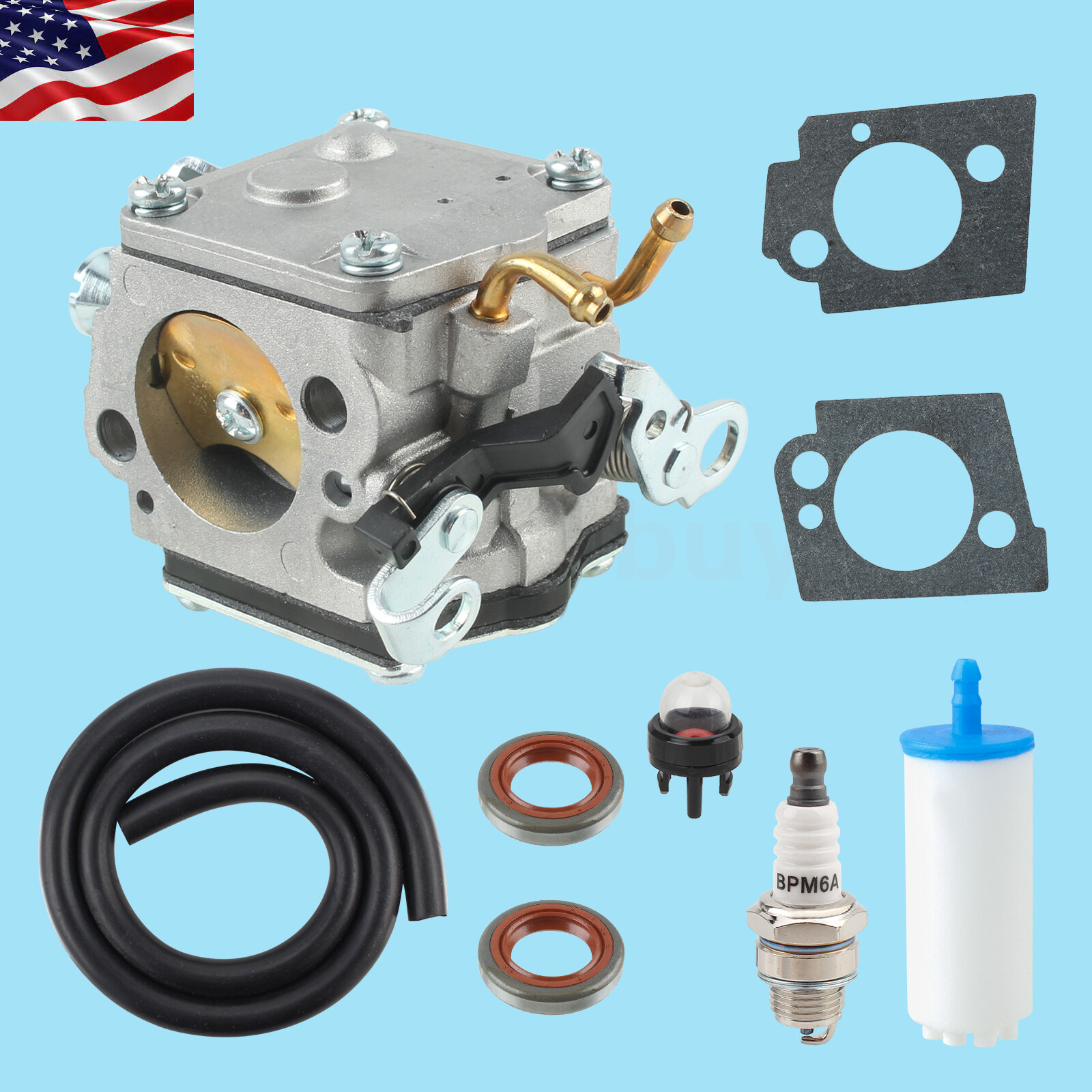 Carburetor Tune up Kit For Husqvarna K970 Cut Off Saw 584 91 30-01, 522 94 20-01