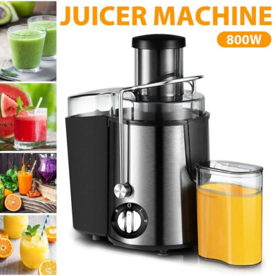 800W Electric Juicer Fruit Veg Blender Cucumber Carrot Orange Juice Machine