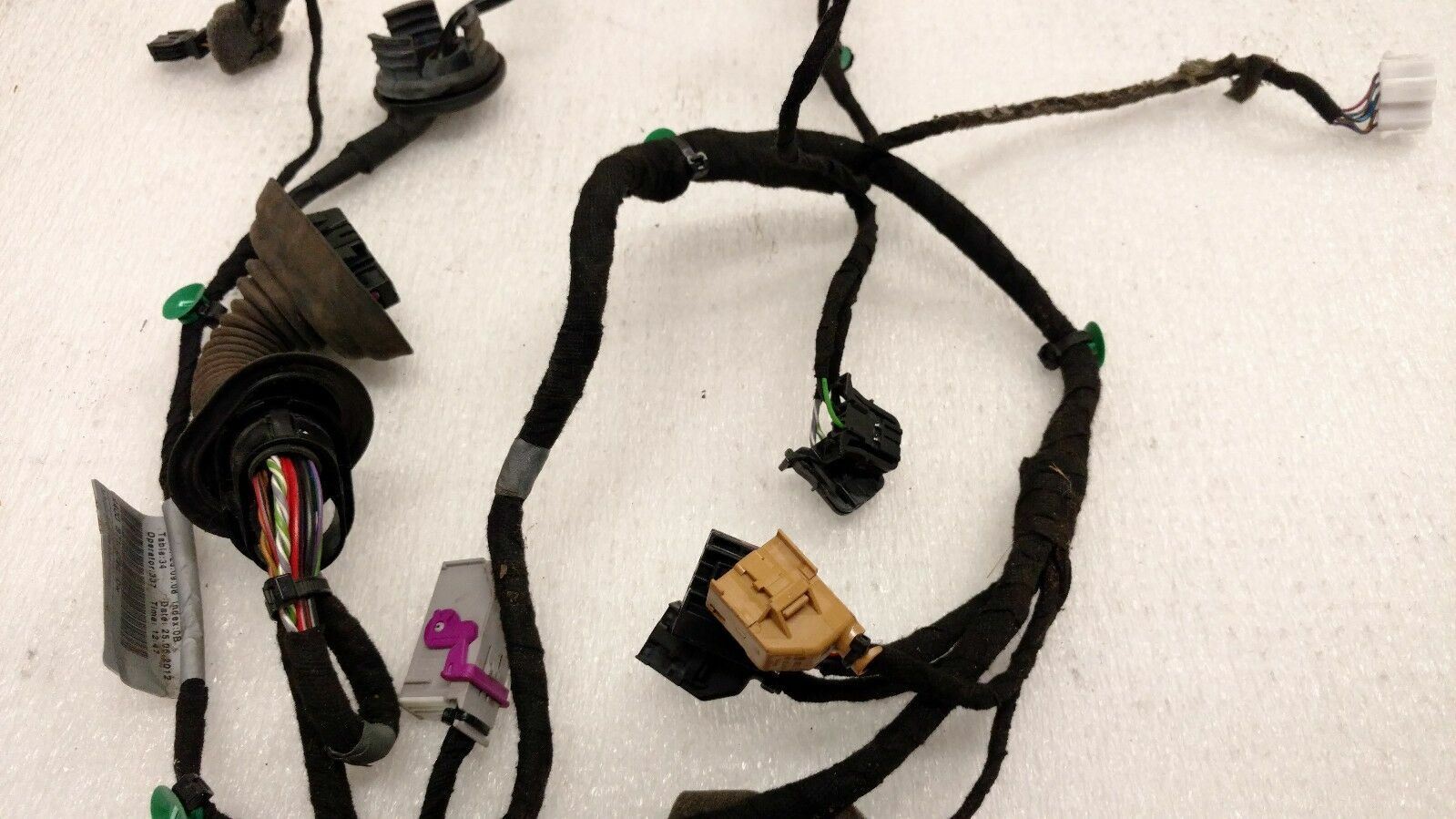 LAMBORGHINI GALLARDO LP560 LP570 PASSENGER RIGHT SIDE DOOR WIRING HARNESS OEM 