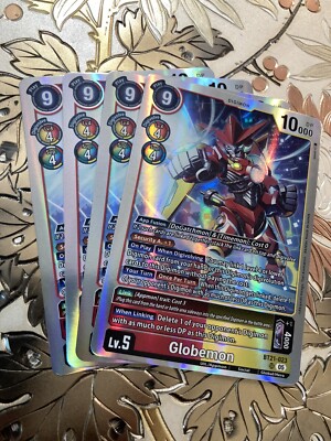 Digimon Card Game Playset Globemon BT21-023 SR World Convergence