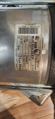 KSB multi eco 33.6p 220-240V, 50HZ, 550W, 2.7A  *SAMEDAY SHIP AVAILABLE 
