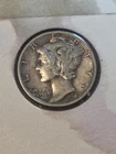 1940 D Silver Mercury Dime XF