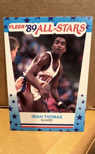 Isiah Thomas #6 1989 Fleer Sticker card