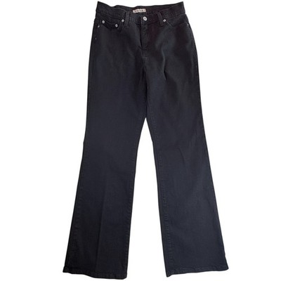 Levi's 512 Perfectly Slimming Bootcut Jeans Women 10M Black Stretch