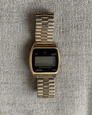 VTG Texas Instruments Quartz-Alarm Digital Watch Spiedel Band For Parts/Repair