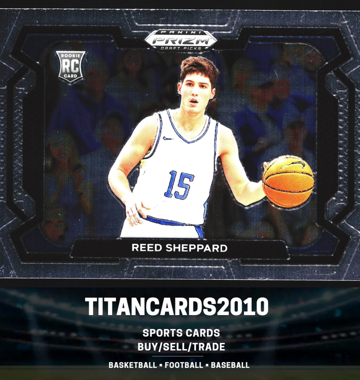Reed Sheppard 2024 Panini Prizm Draft Rookie Variation RC Kentucky Wildcats #21