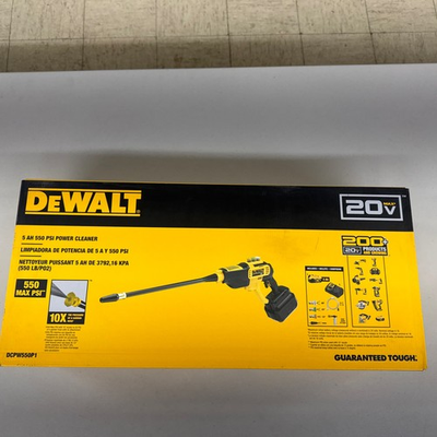 #ad DEWALT DCPW550P1 20V MAX 550 PSI Power Cleaner Kit w 5Ah Battery amp; Charger $189.99