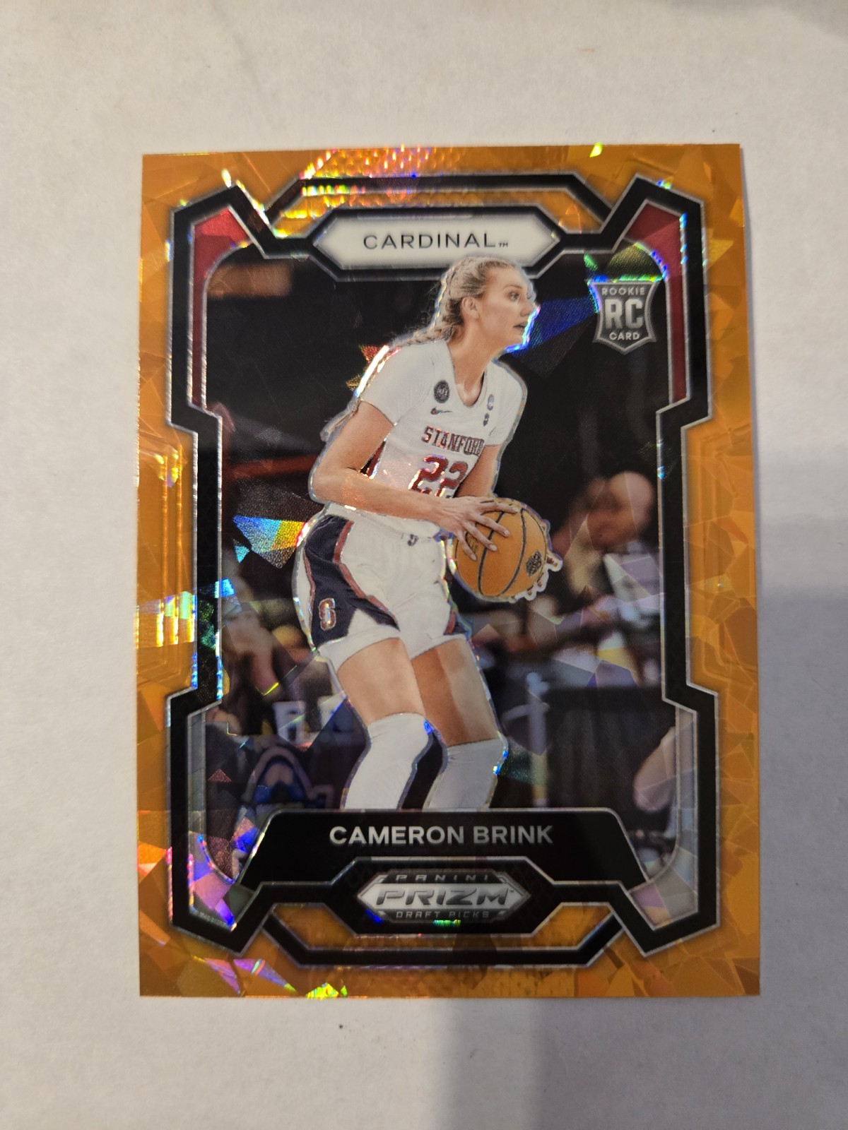 2024-25 Panini Prizm Draft Picks - Cameron Brink #89 Orange Ice Prizm (RC)