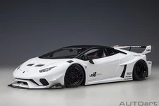 Lamborghini Huracan GT LB-Silhouette Works White and Black 1:18 Model by Autoart