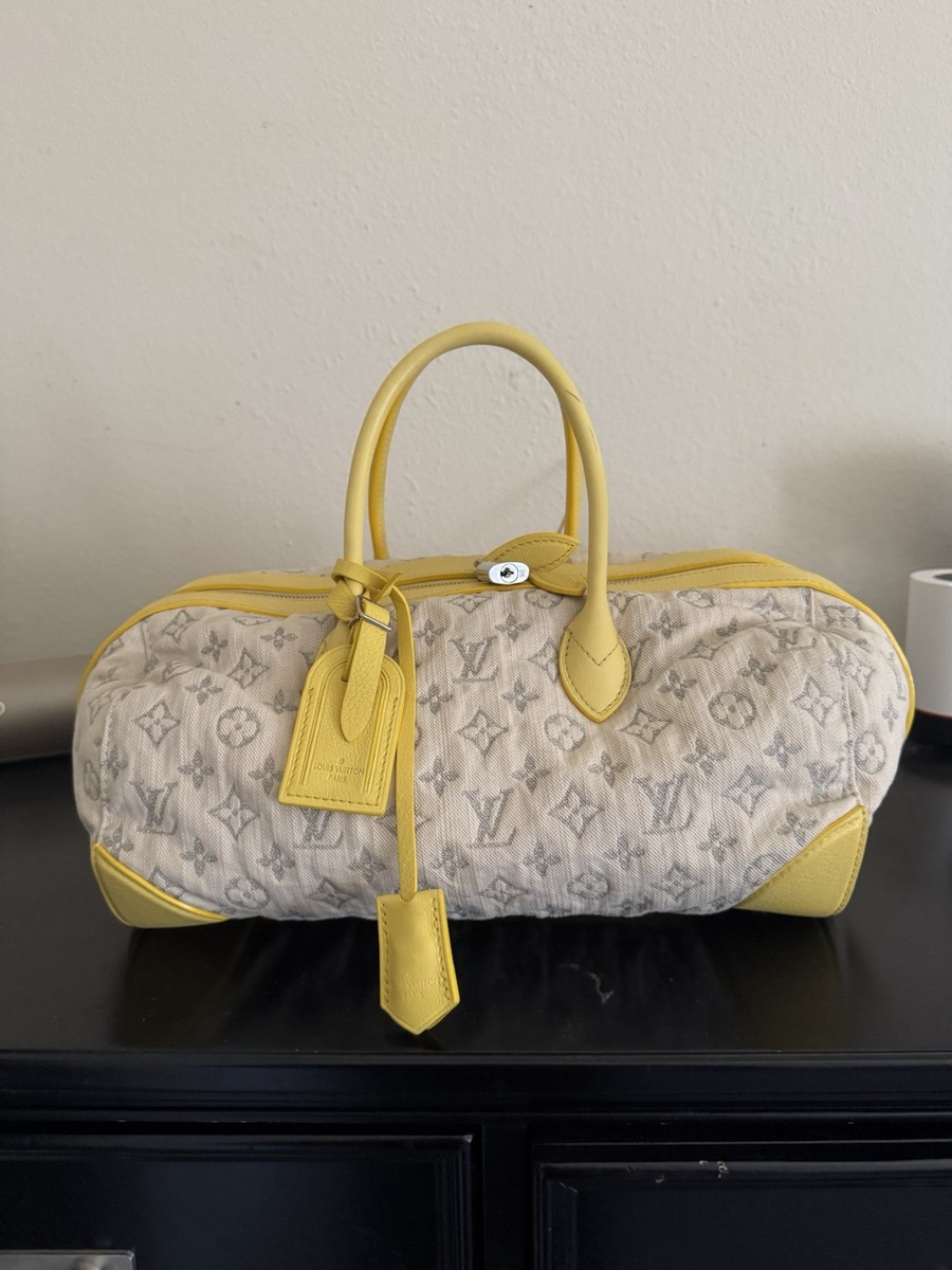 Louis Vuitton Neo Speedy Duffle Medium Blue Denim for sale