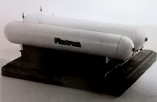 Twin Horizontal LP Gas Storage Tanks  Plastruct Kits #1019  HO Scale