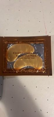 Gold Gel Crystal Collagen Powder Eye Mask   Removes Puffiness   Dark Circles  