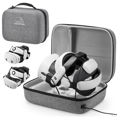 Hard Carrying Case for Meta Quest 3S/Qust 3/Quest 2/PICO 4, Portable Storage ...