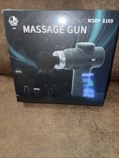 Massage Gun with 4 Interchangeable Head Attachments