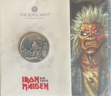 ROYAL MINT  2025 IRON MAIDEN  £5 COIN  BRILLIANT UNCIRCULATED  PACK - Available on eBay