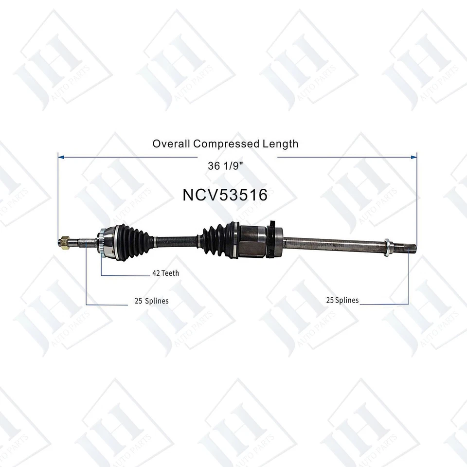 OE Front Right Passenger CV Axle Shaft For 91 92 93 Nissan NX Sentra FWD Manual Foto 2 de 4