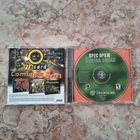 SPEC OPS II: Omega Squad Sega Dreamcast Ripcord Games CIB Manual Included