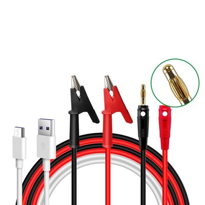 X25A Test with Banana Plug and Crocodile Clamp and Cable 8545