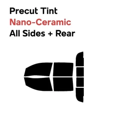 Precut Window Film Nano Ceramic Tint for Nissan Titan 2016-2023 4 Door Crew Cab
