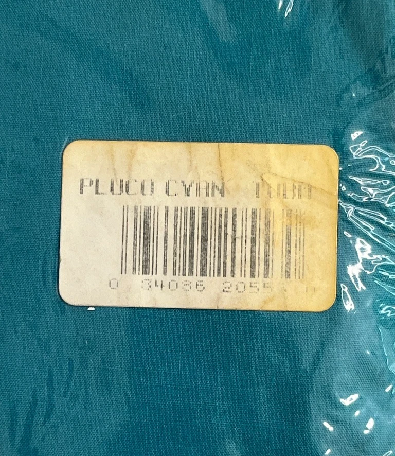 Wamsutta Supercale Plus Twin Fitted Sheet Cyan Teal No Iron Vintage Sealed New - Image 4 of 4