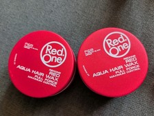 Lot of 2 RedOne Red Aqua Hair Gel Wax Full Force 150 ml /5 oz