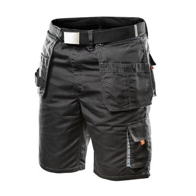 kurze Arbeitshose mit Gürtel Arbeitsshorts Sicherheitshose Bermuda Hose S-XXL