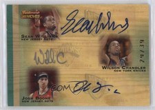 2007-08 Trademark Moves Triple Ink 29/39 Sean Williams Wilson Chandler Auto 7n6