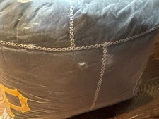 Pottery Barn Teen Mlb Quilt Full/Queen Charcoal New